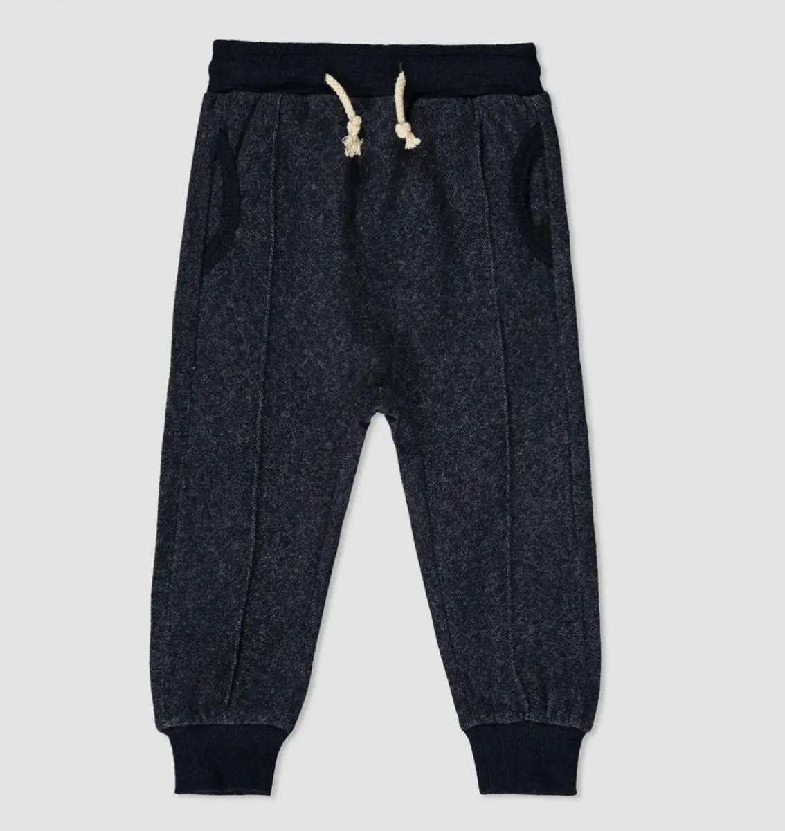 Ettie & H Classic Cotton Joggers in Navy: Size NB to 7 Years