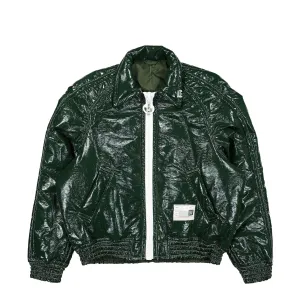 Fake Enamel Puffer Blouson