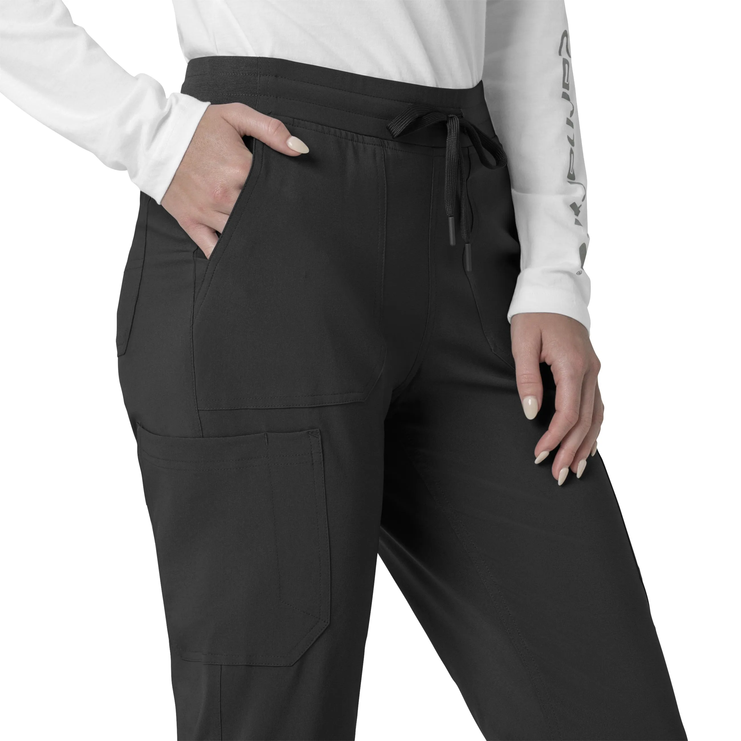 Force Cross-Flex C53110 Cargo Jogger Scrub Pants Black