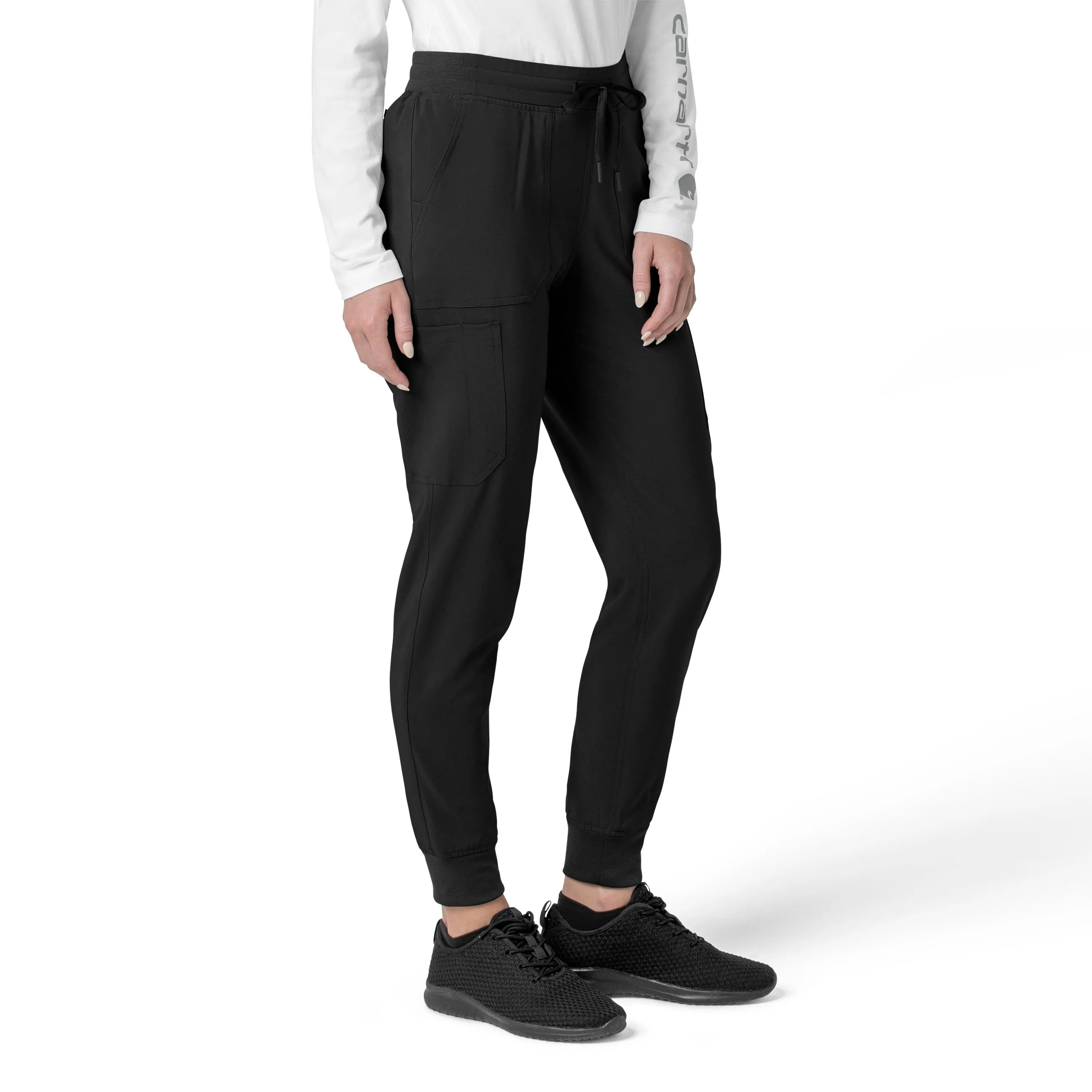 Force Cross-Flex C53110 Cargo Jogger Scrub Pants Black