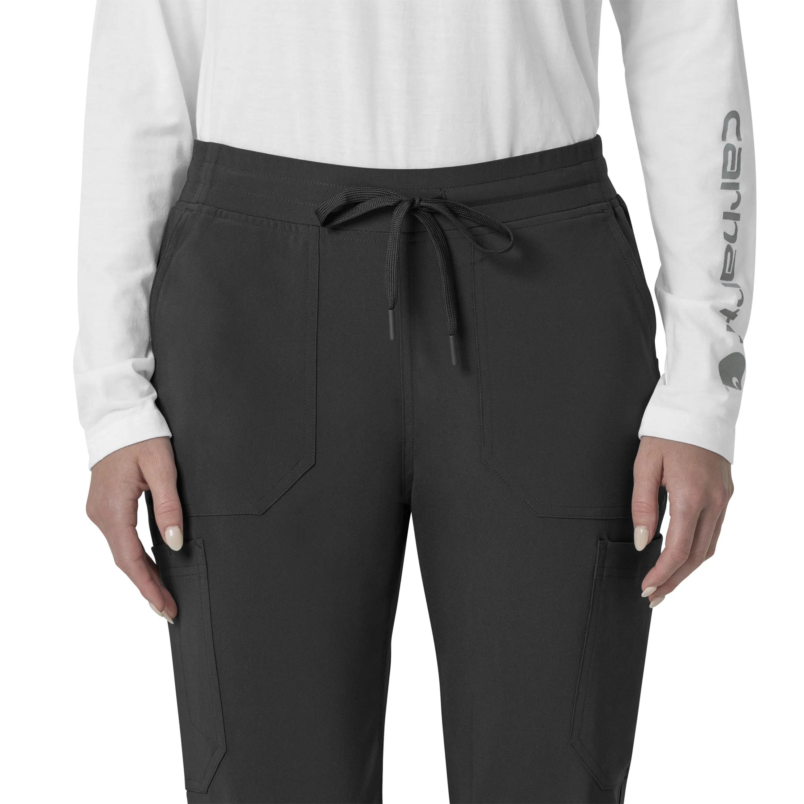 Force Cross-Flex C53110 Cargo Jogger Scrub Pants Black