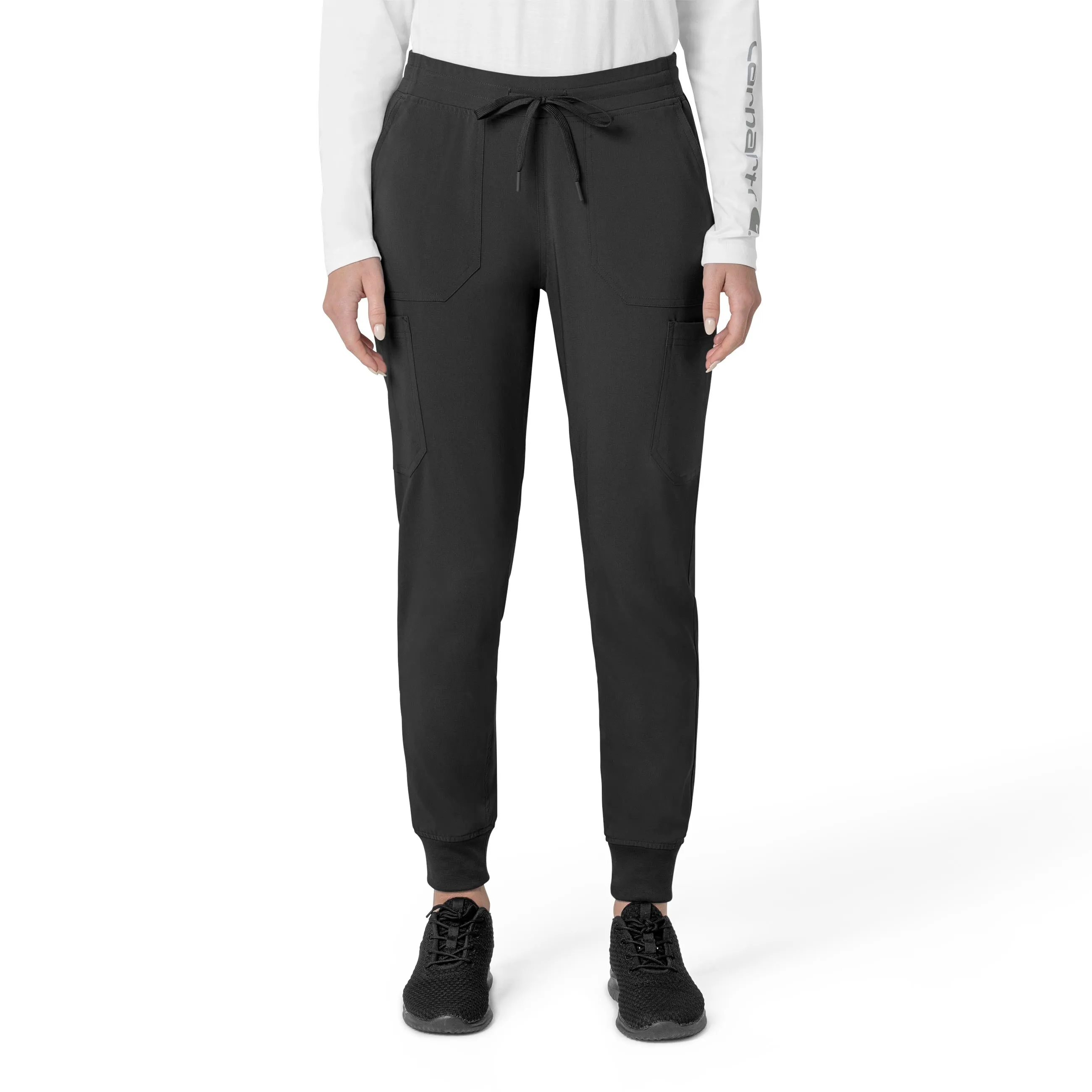 Force Cross-Flex C53110 Cargo Jogger Scrub Pants Black
