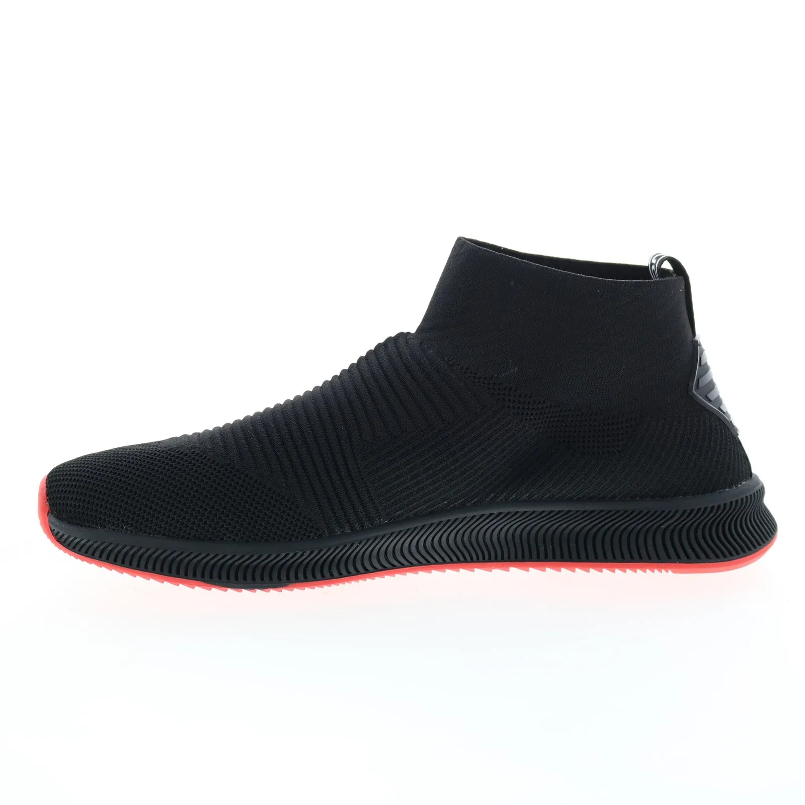 French Connection Albert FC7090H Mens Black Canvas Lifestyle Sneakers Shoes