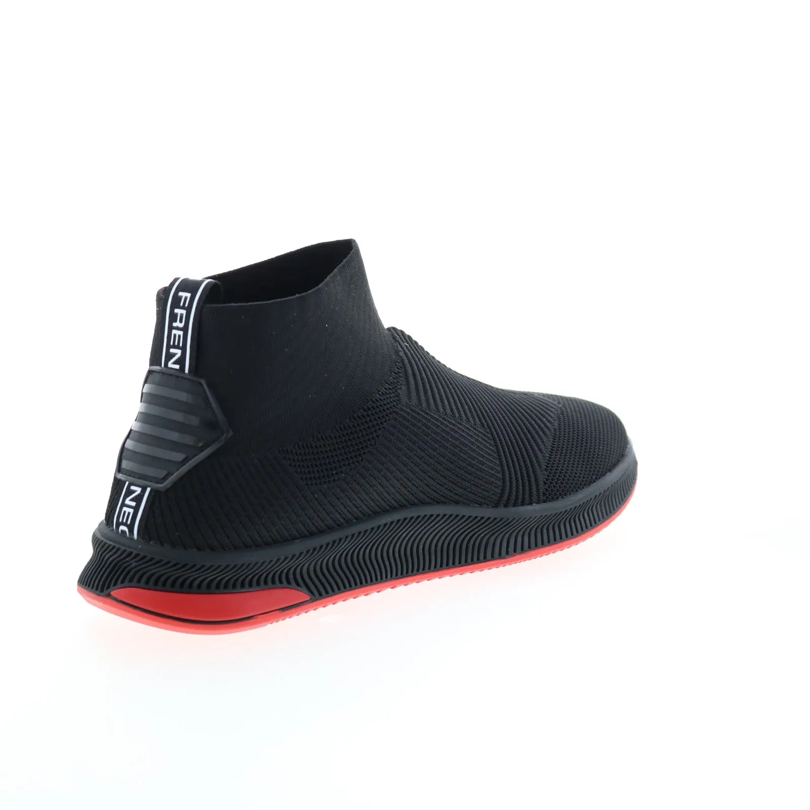French Connection Albert FC7090H Mens Black Canvas Lifestyle Sneakers Shoes