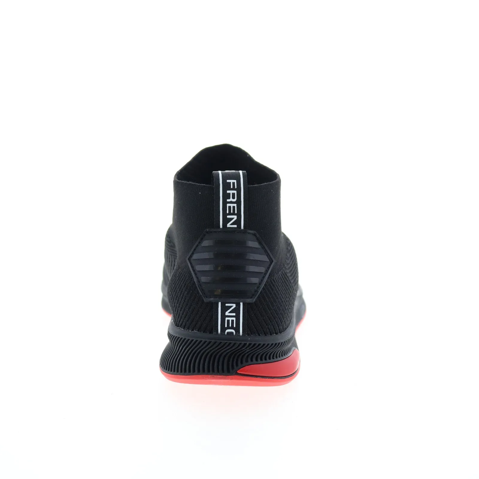 French Connection Albert FC7090H Mens Black Canvas Lifestyle Sneakers Shoes