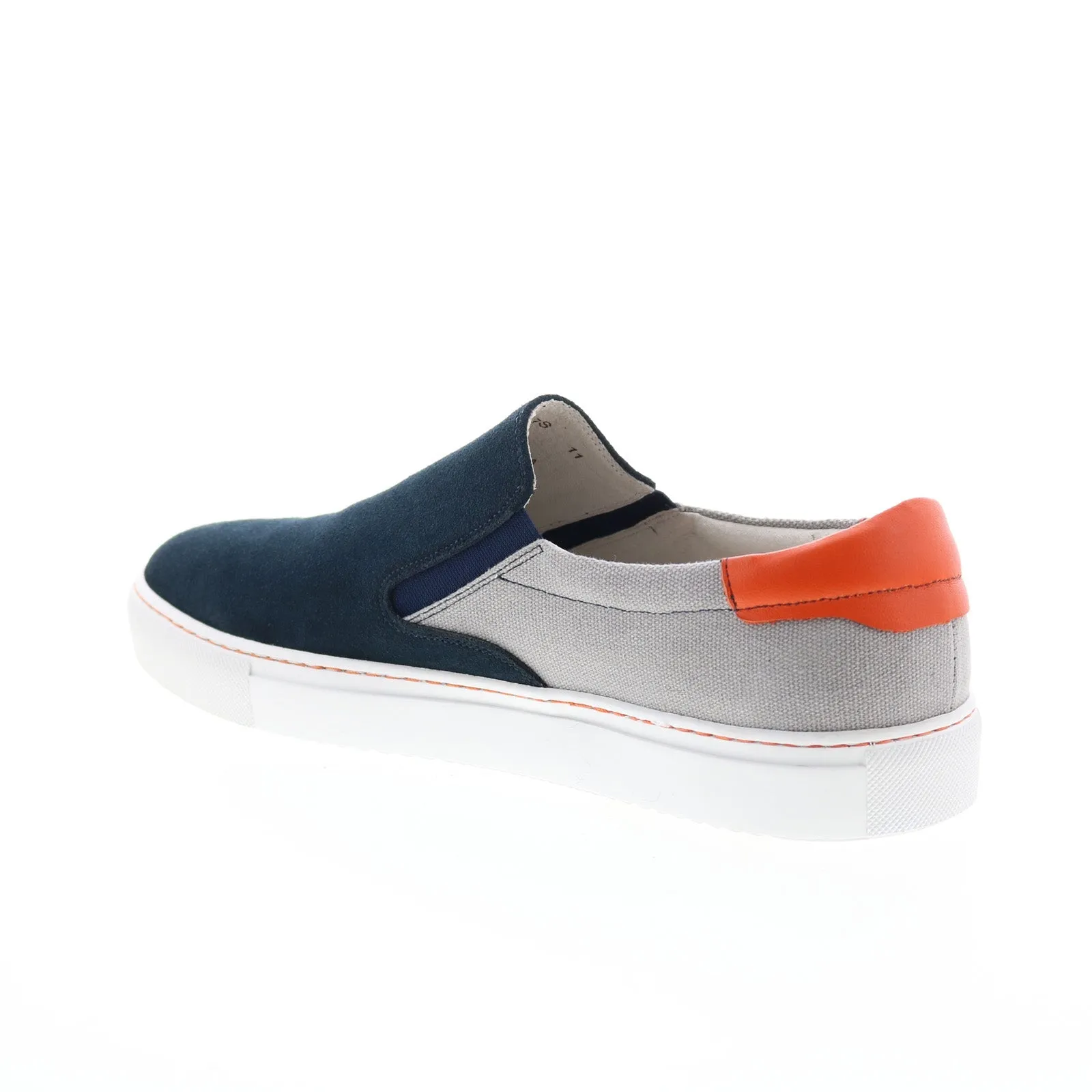 French Connection Alexis FC7117S Mens Blue Suede Lifestyle Sneakers Shoes