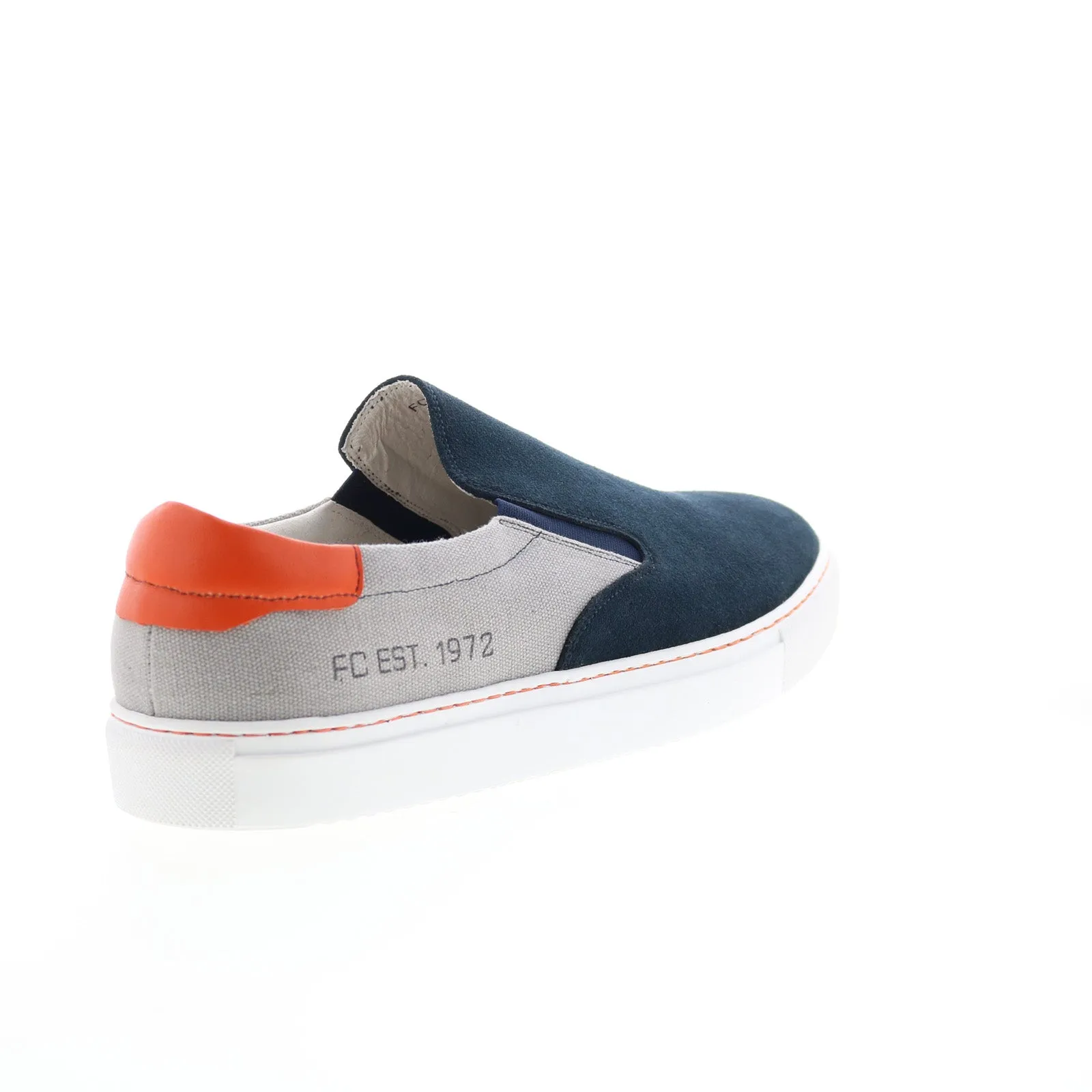 French Connection Alexis FC7117S Mens Blue Suede Lifestyle Sneakers Shoes