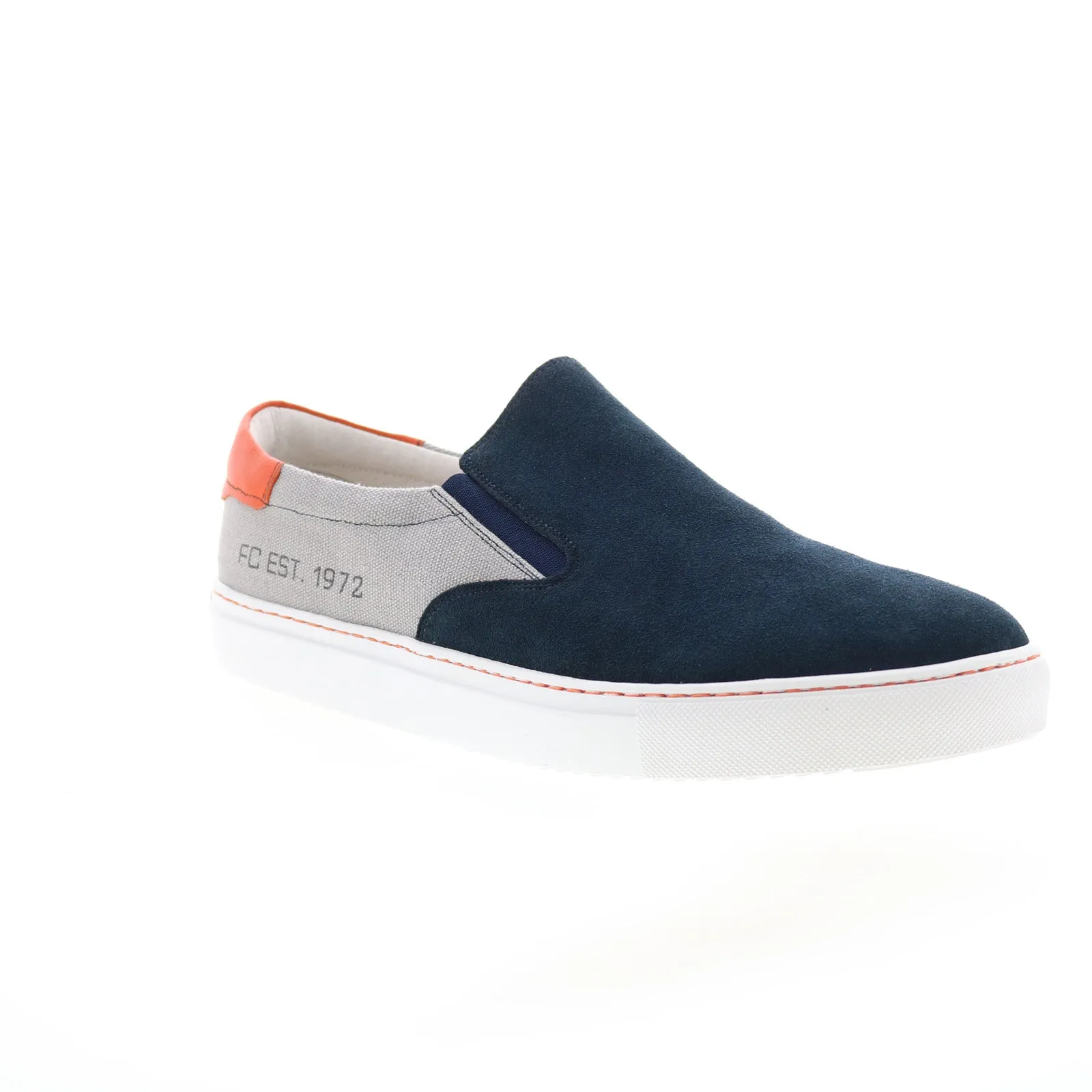 French Connection Alexis FC7117S Mens Blue Suede Lifestyle Sneakers Shoes