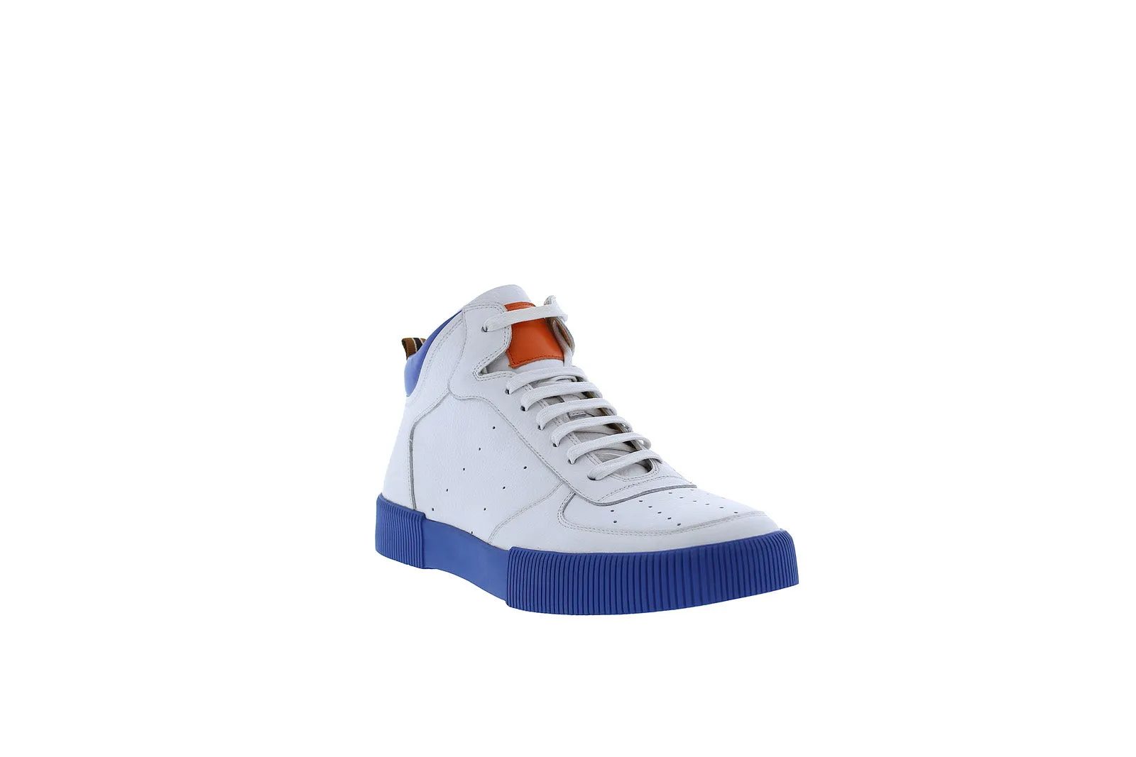 French Connection Dion FC7211H Mens White Leather Lifestyle Sneakers Shoes