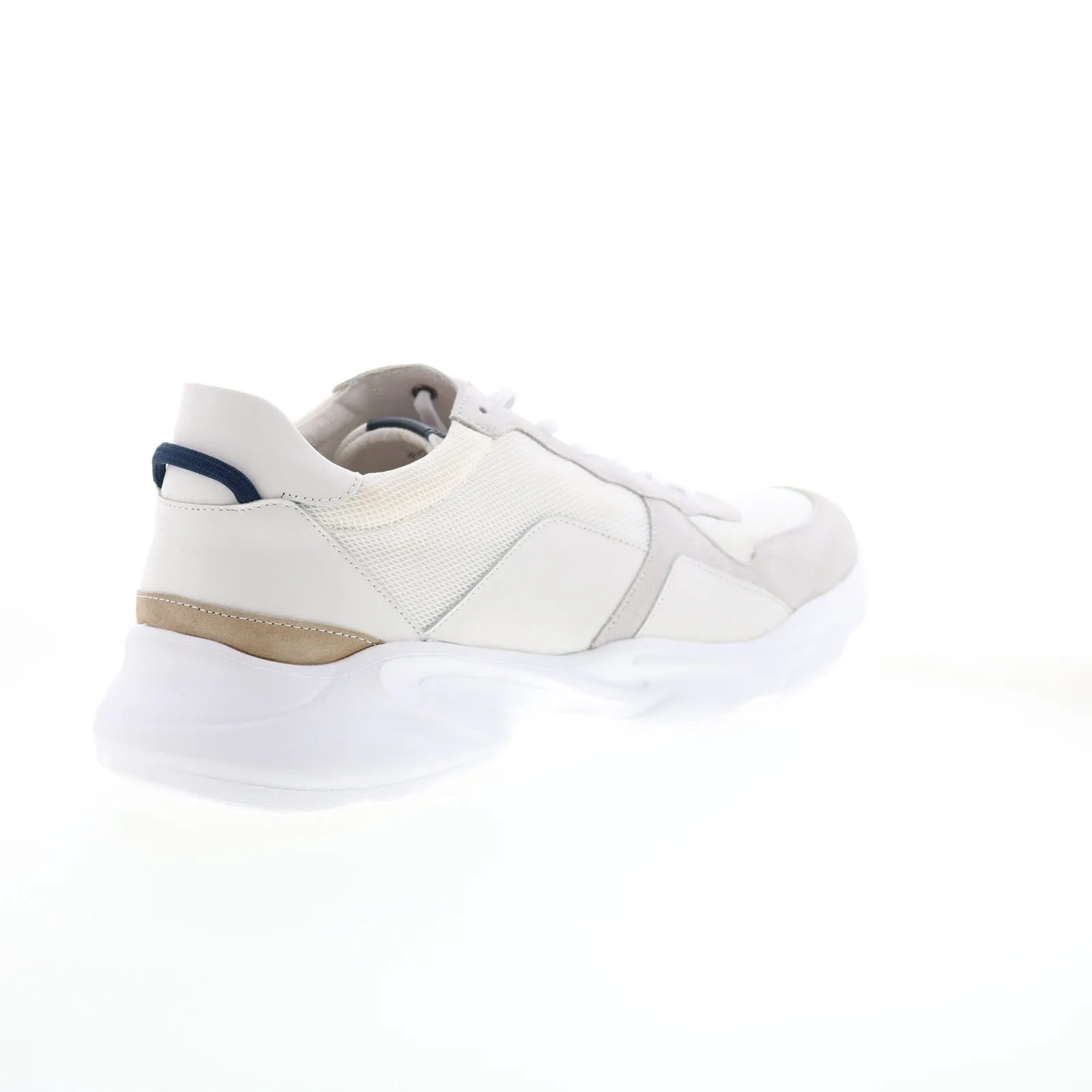 French Connection Imani FC7213L Mens White Mesh Lifestyle Sneakers Shoes