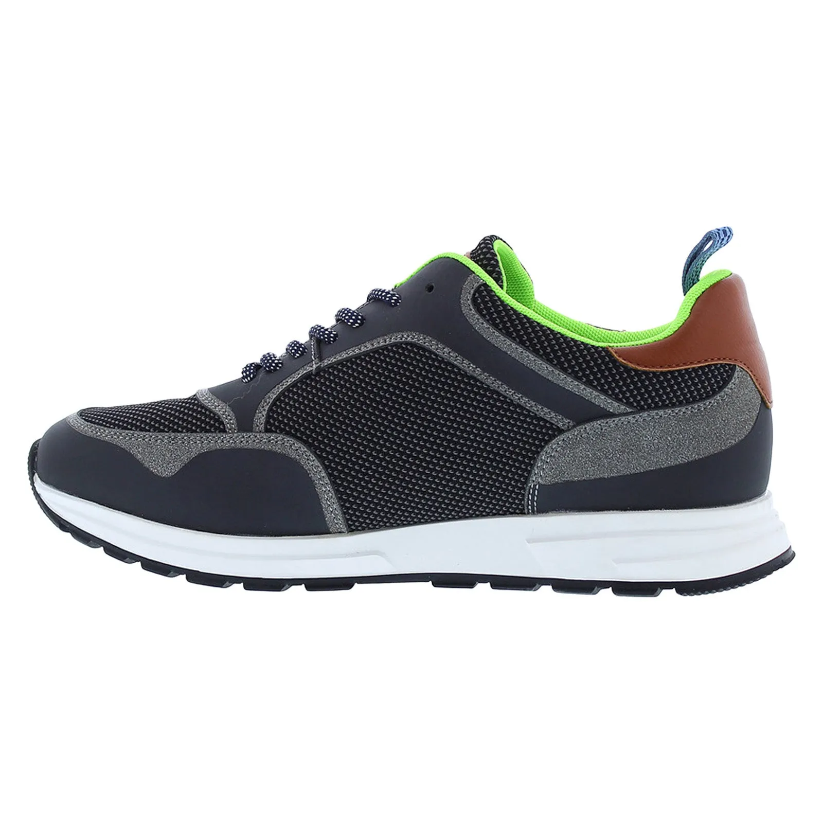 French Connection Reed FCEL2573L Mens Black Lifestyle Sneakers Shoes
