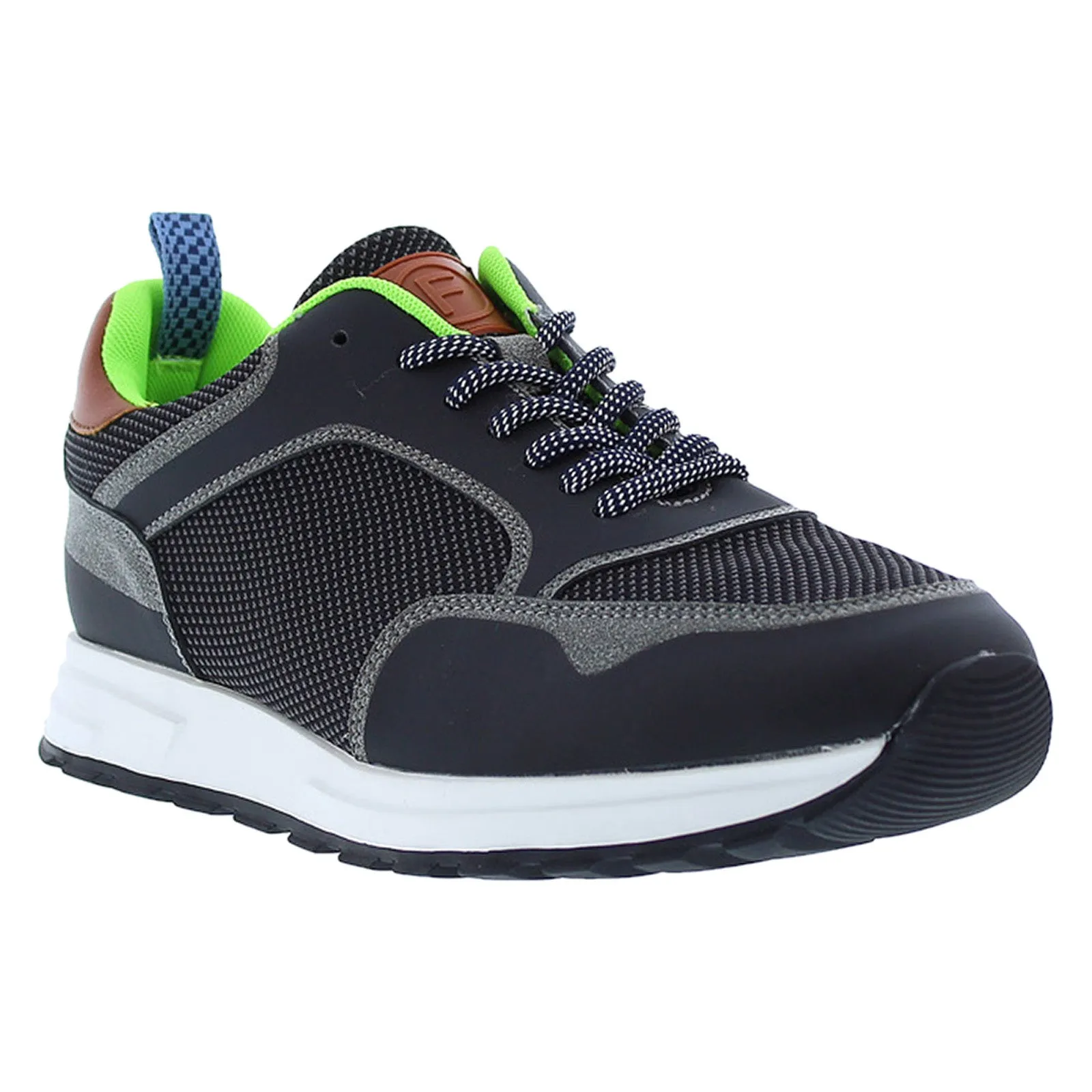 French Connection Reed FCEL2573L Mens Black Lifestyle Sneakers Shoes
