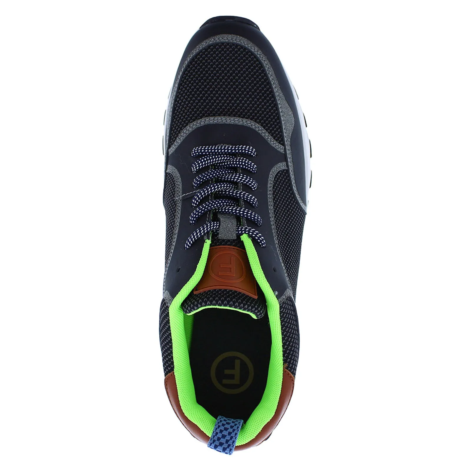 French Connection Reed FCEL2573L Mens Black Lifestyle Sneakers Shoes