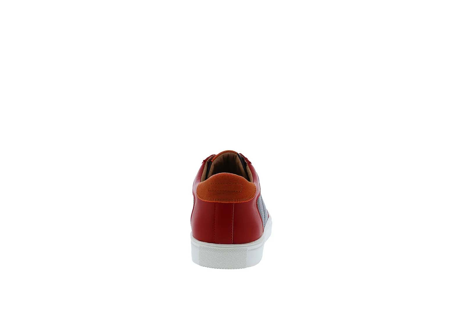 French Connection Simon FC7180L Mens Red Leather Lifestyle Sneakers Shoes