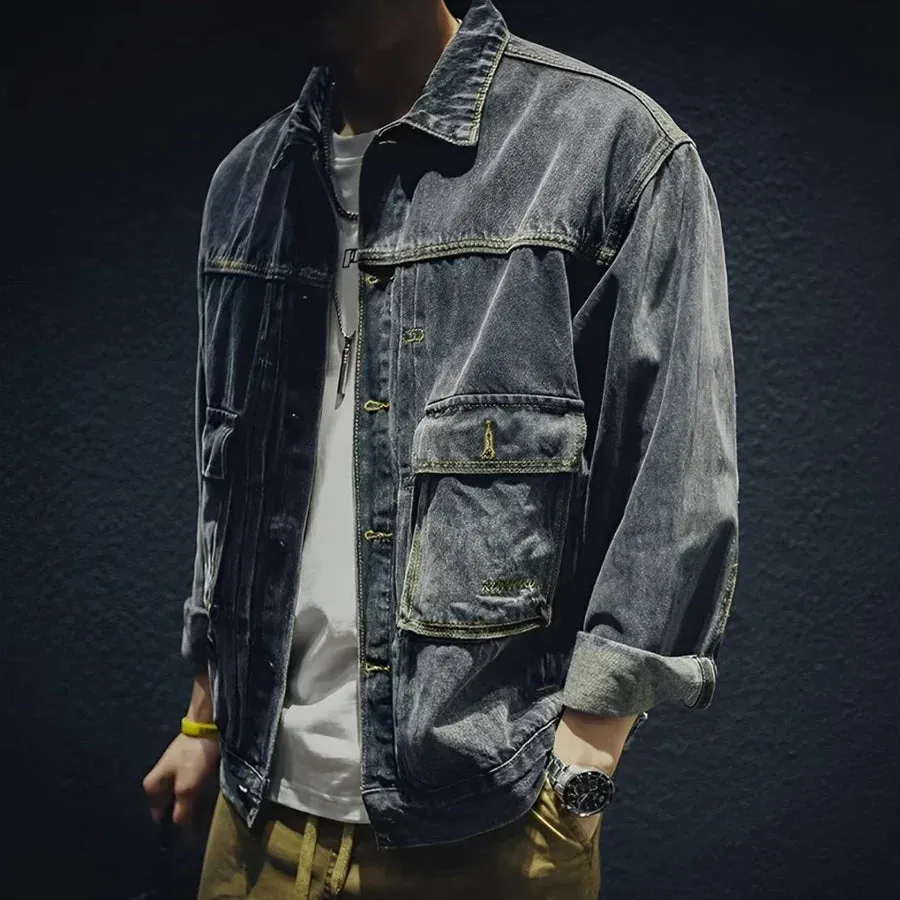 Gilroy - casual denim jacket made of cotton