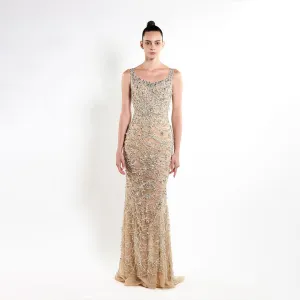 Glimmering Gemstone Gala Dress