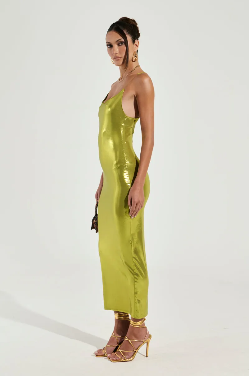 GOOD INTENTIONS LIME MAXI DRESS