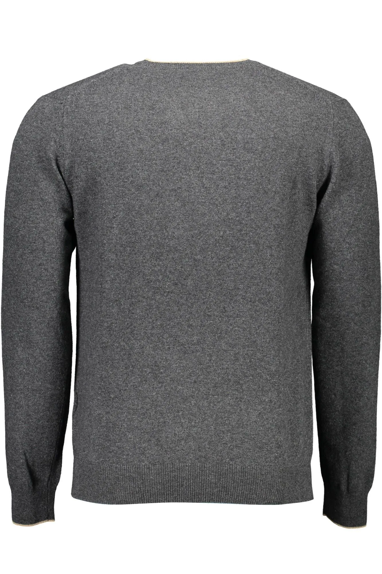 Gray Wool Men Sweater