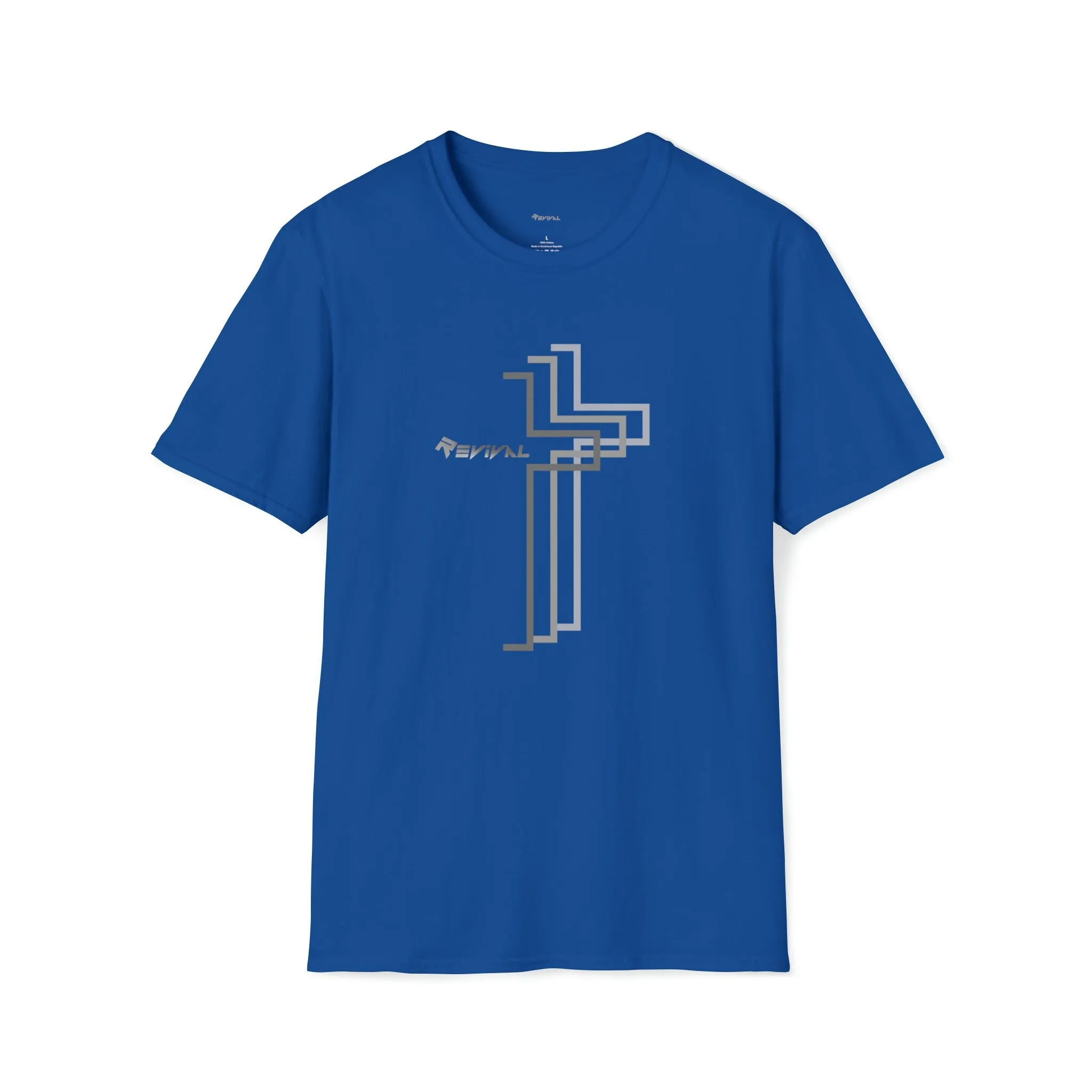 Grey Calvary Intersection by Revival Short sleeve T-Shirt, Comfortable, soft Tee, Gift for Men and Women
