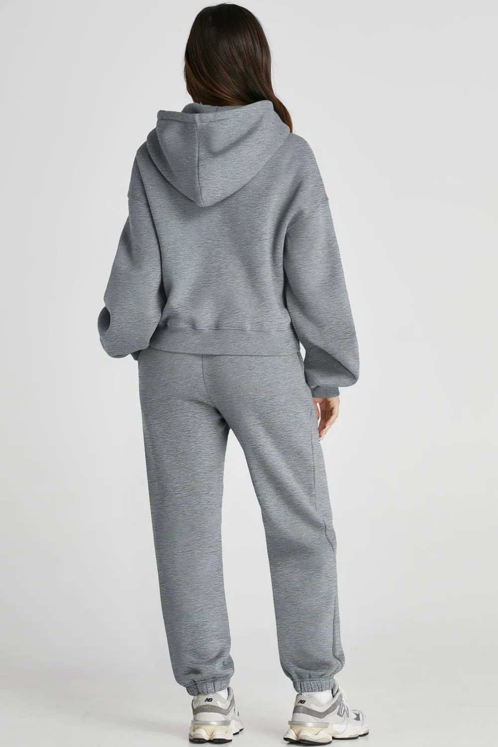 Hazel Blues® |  Dropped Shoulder Hooded Top and Pants Active Set