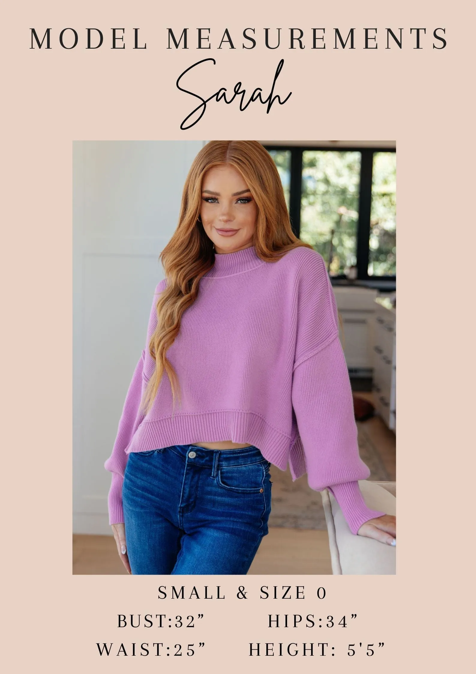 Hazel Blues® |  Make No Mistake Mock Neck Pullover in Cranberry