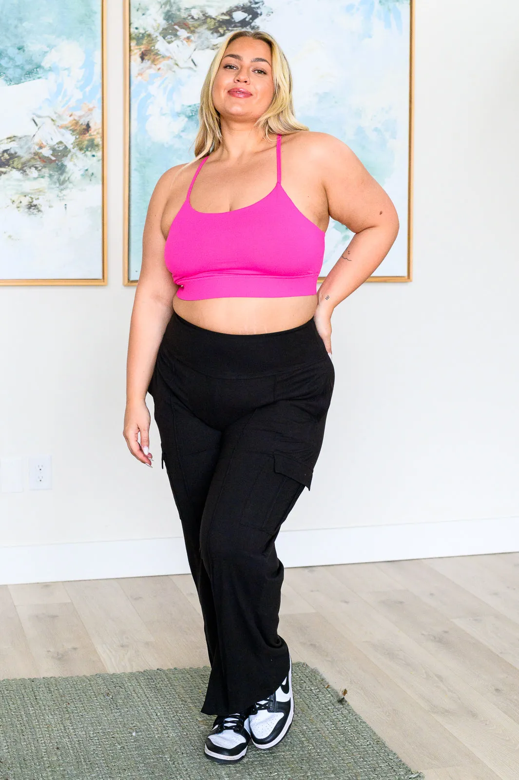 Hazel Blues® |  Pump Up the Jam Tank in Sonic Pink