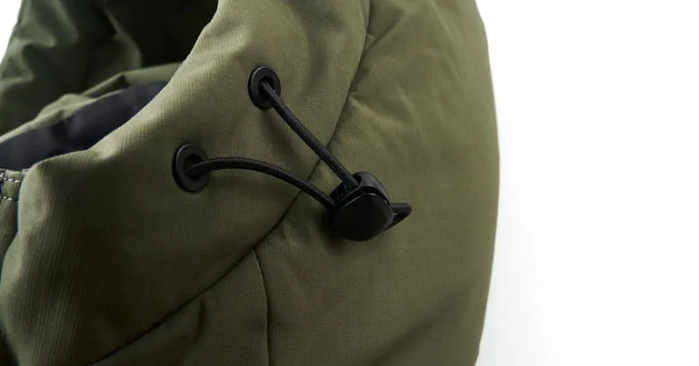 High-Quality Waterproof Puffer Jacket with Label Detailing