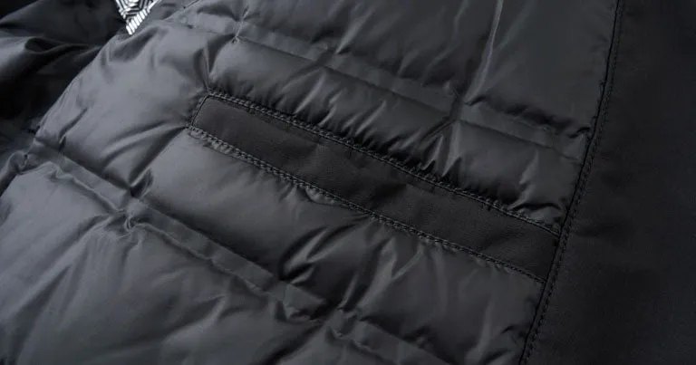 High-Quality Waterproof Puffer Jacket with Label Detailing
