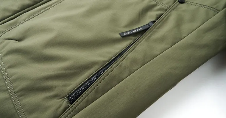 High-Quality Waterproof Puffer Jacket with Label Detailing