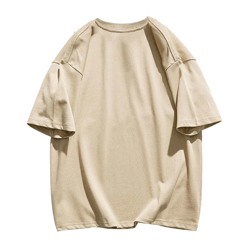 I am Here Letter Print T-shirt