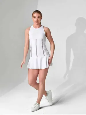 InPhorm Mai Dress - White/Latte