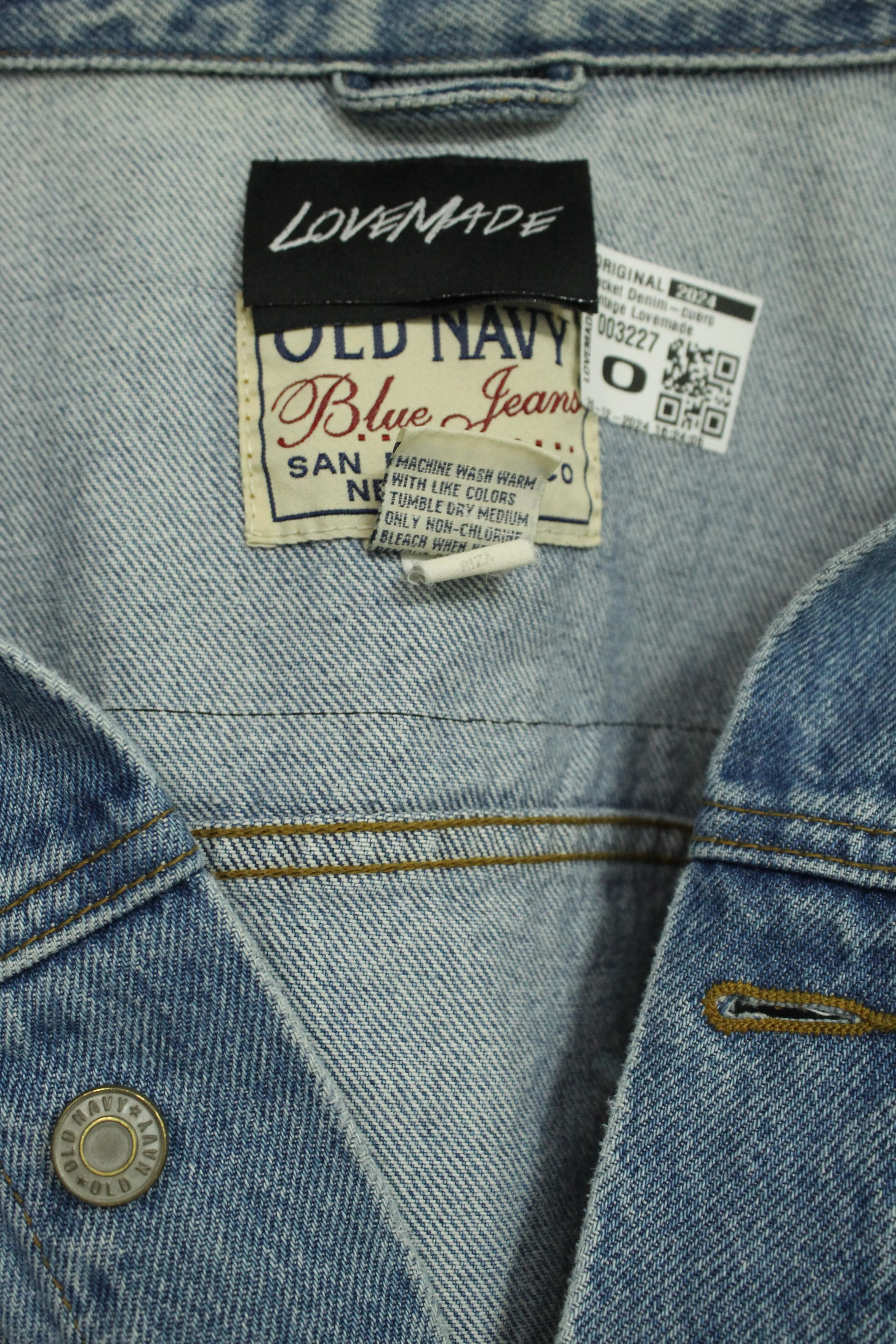 Jacket Azul Lovemade Talla L