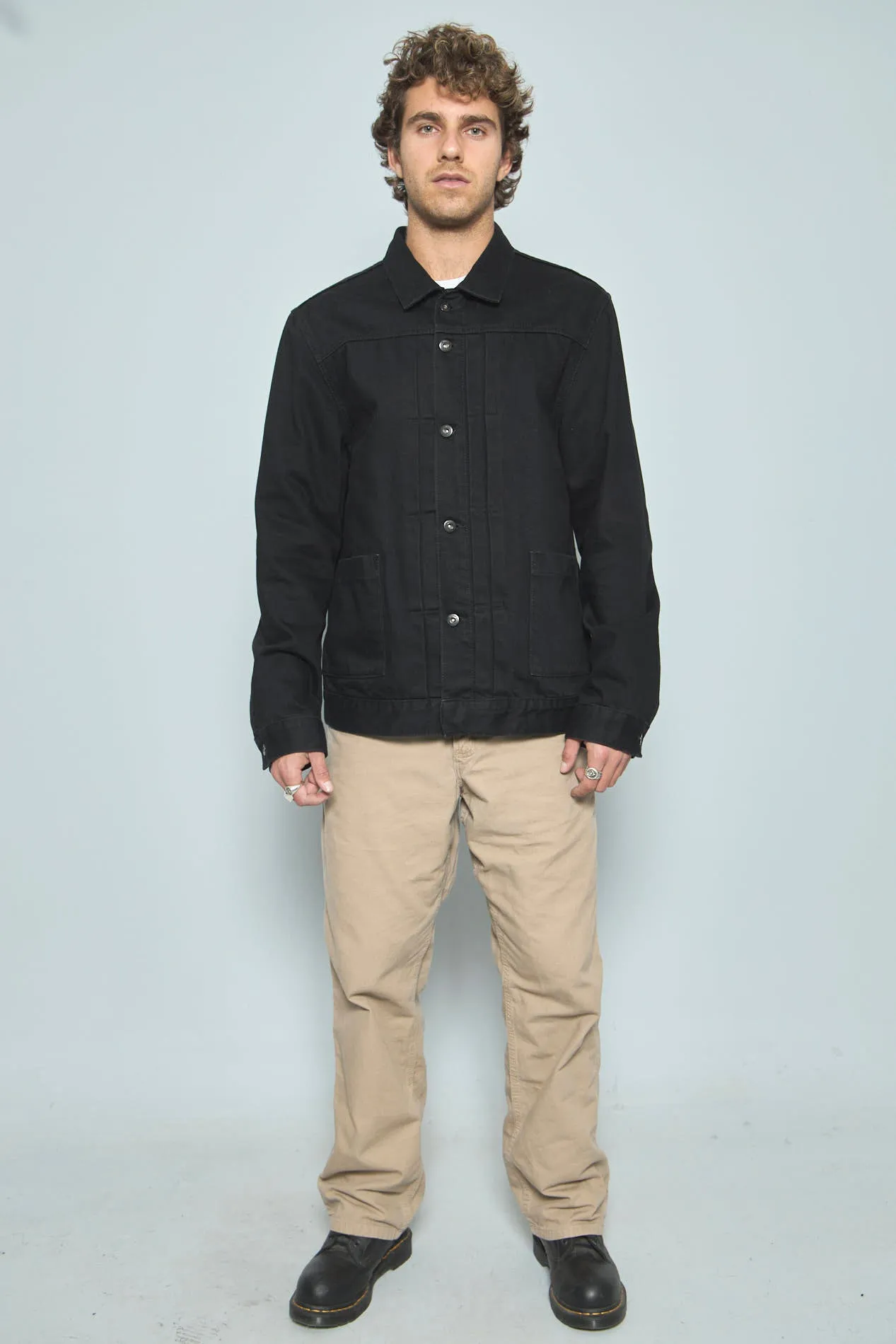 Jacket Negro Levis Talla L