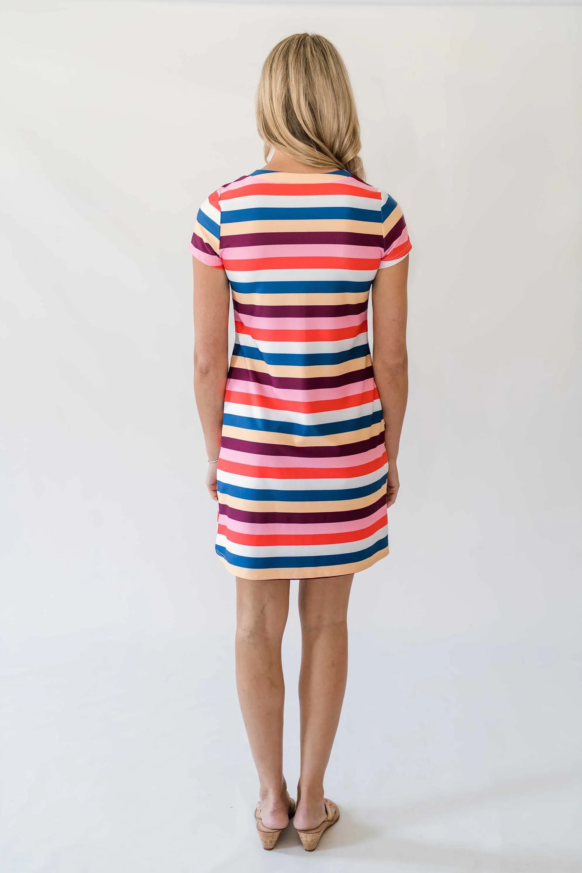 Jackie Stripe Shift Dress
