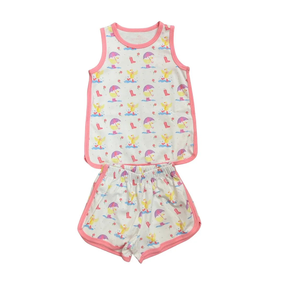 James & Lottie: Tank Lounge Set- Its Raining Its Pouring