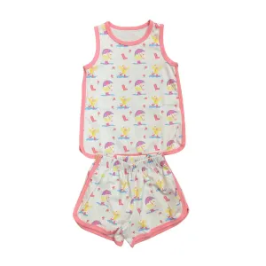 James & Lottie: Tank Lounge Set- Its Raining Its Pouring