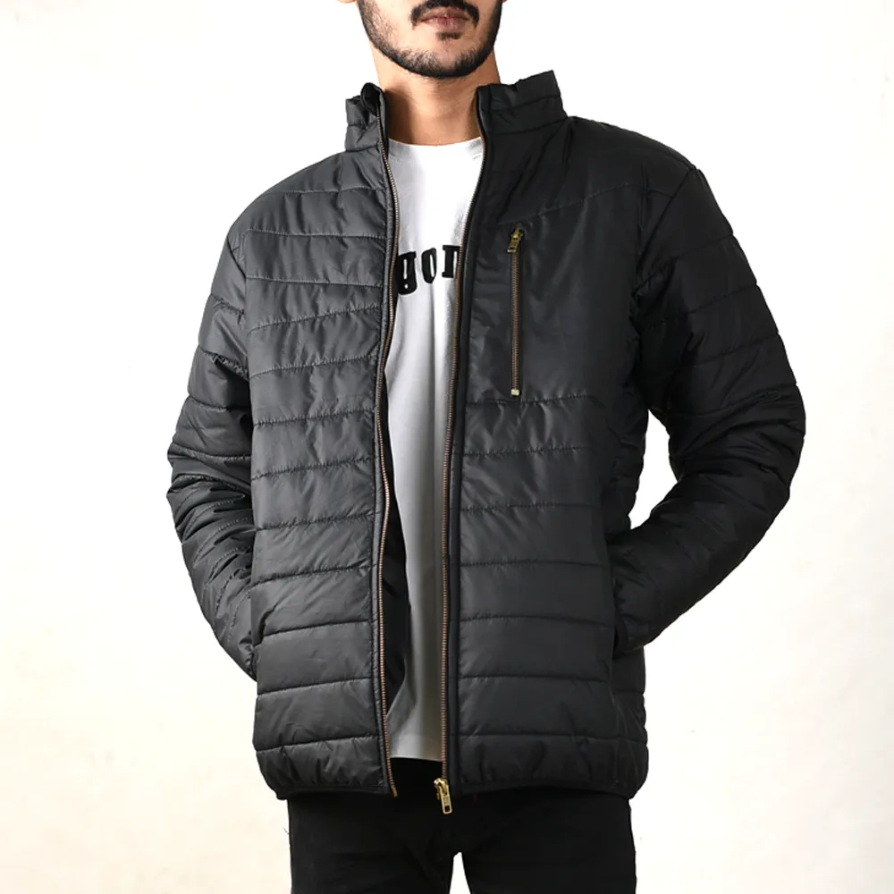 Jet Black Zipper Full Sleeves