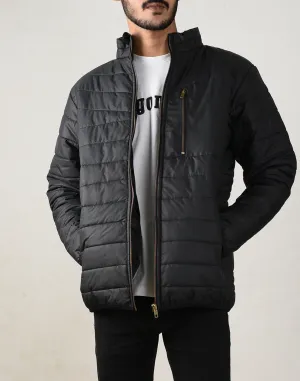 Jet Black Zipper Full Sleeves
