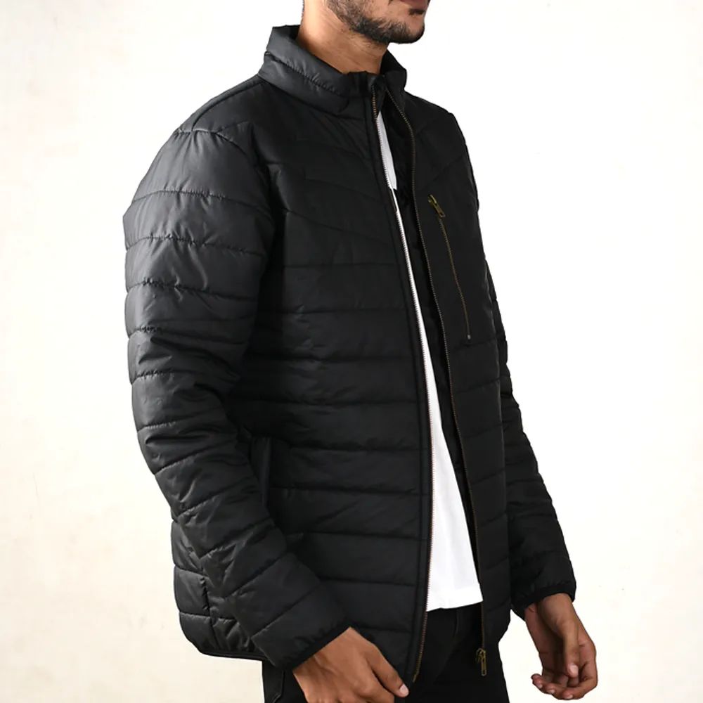 Jet Black Zipper Full Sleeves