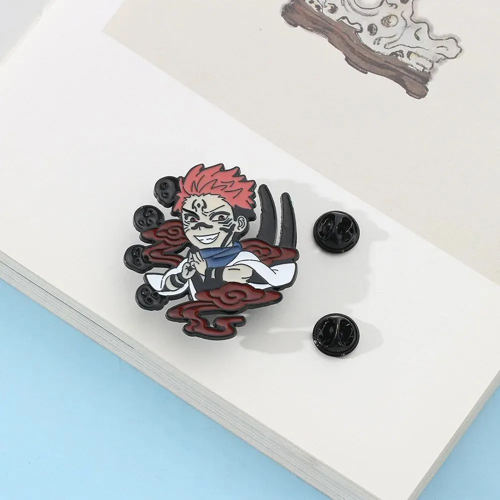 Jujutsu Kaisen Sukuna Brooch Enamel Pin