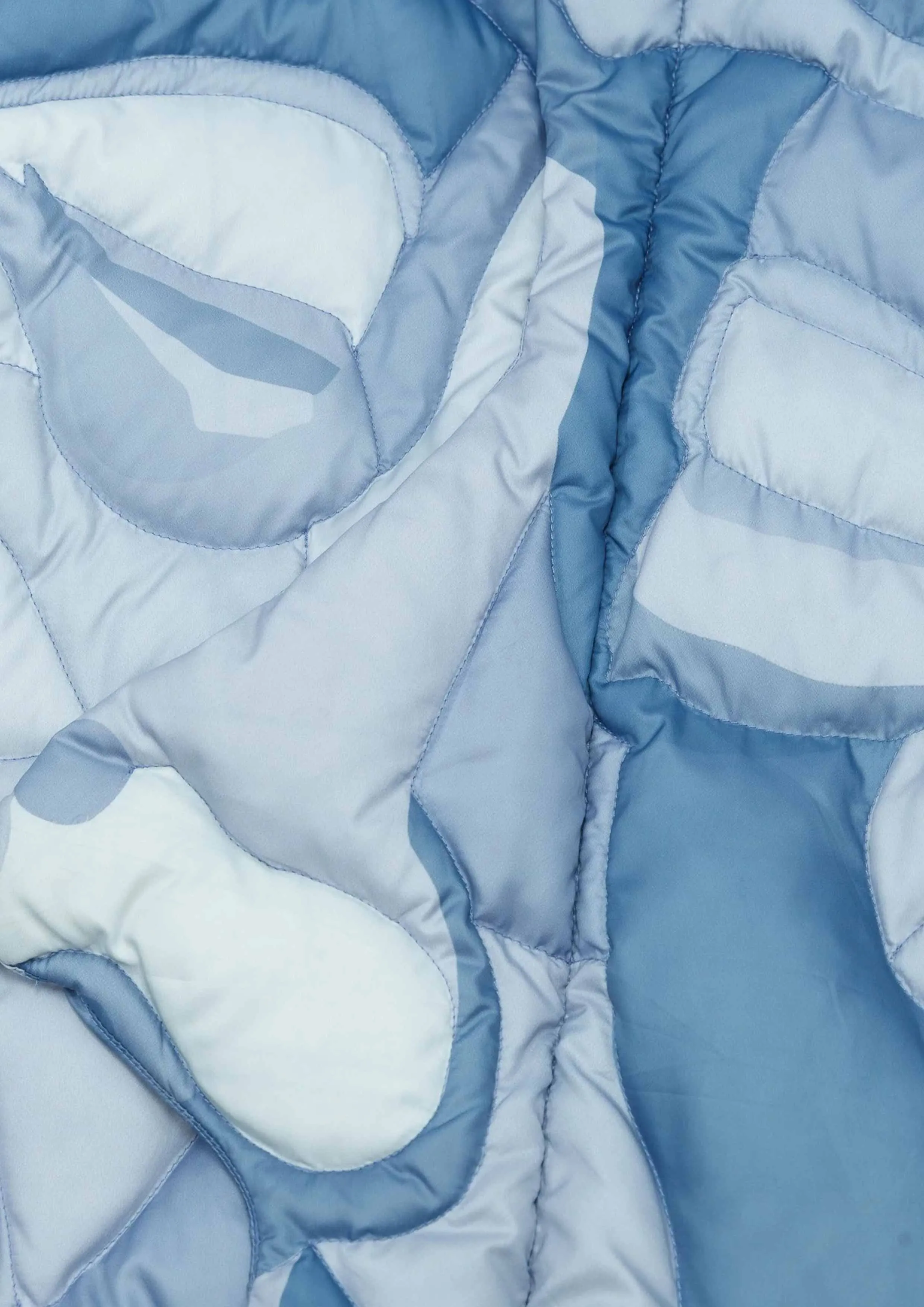 KIDSUPER - KISSING PUFFER BLUE GREY