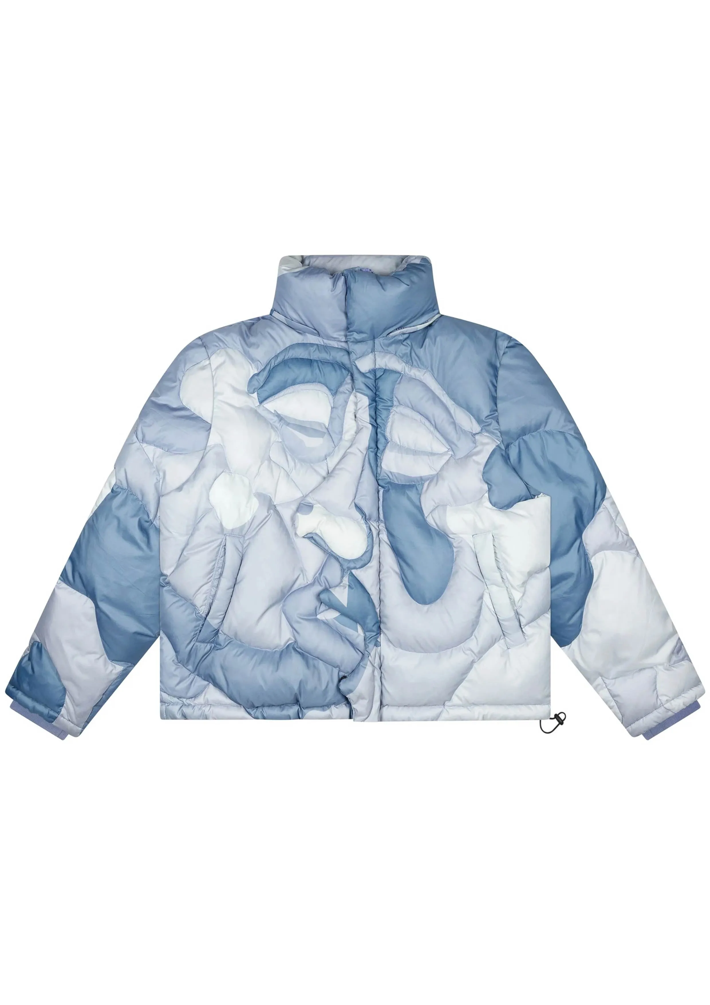 KIDSUPER - KISSING PUFFER BLUE GREY