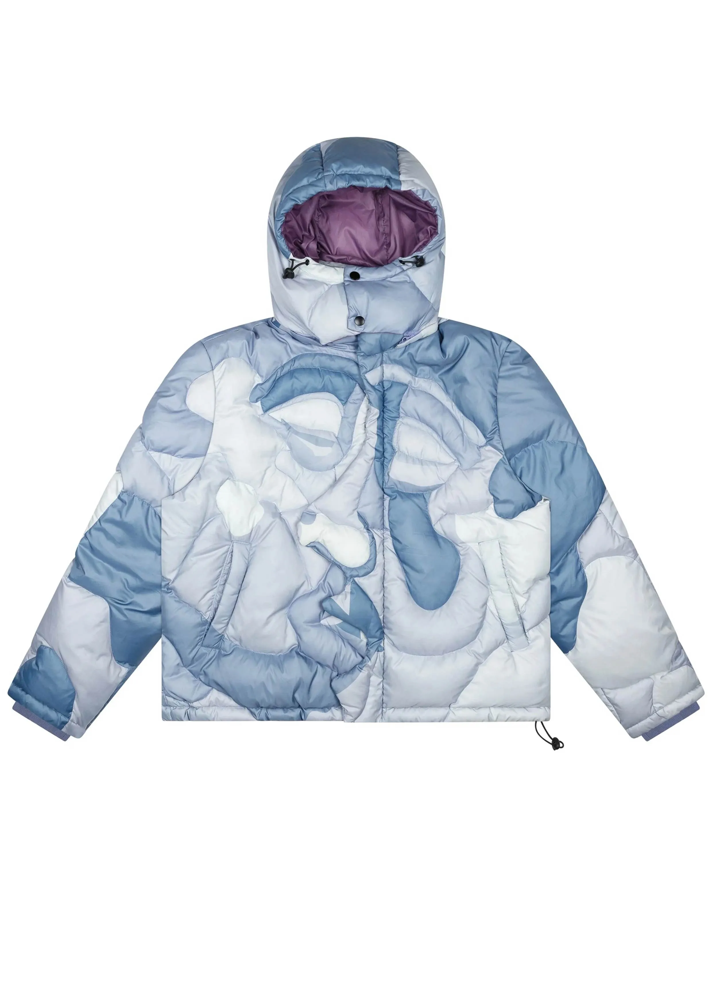 KIDSUPER - KISSING PUFFER BLUE GREY