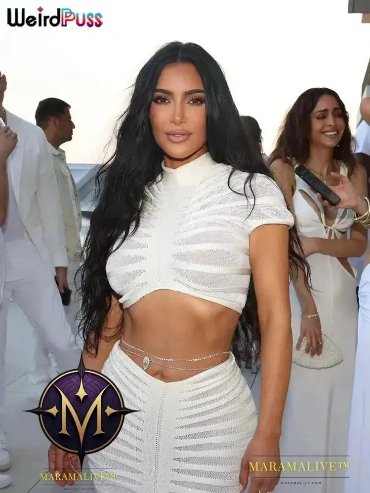 Knit Women Tracksuit 2 Piece Set Striped Stretch See Through Shorts Sleeve Crop Tops Maxi Skirts Matching Streetwear