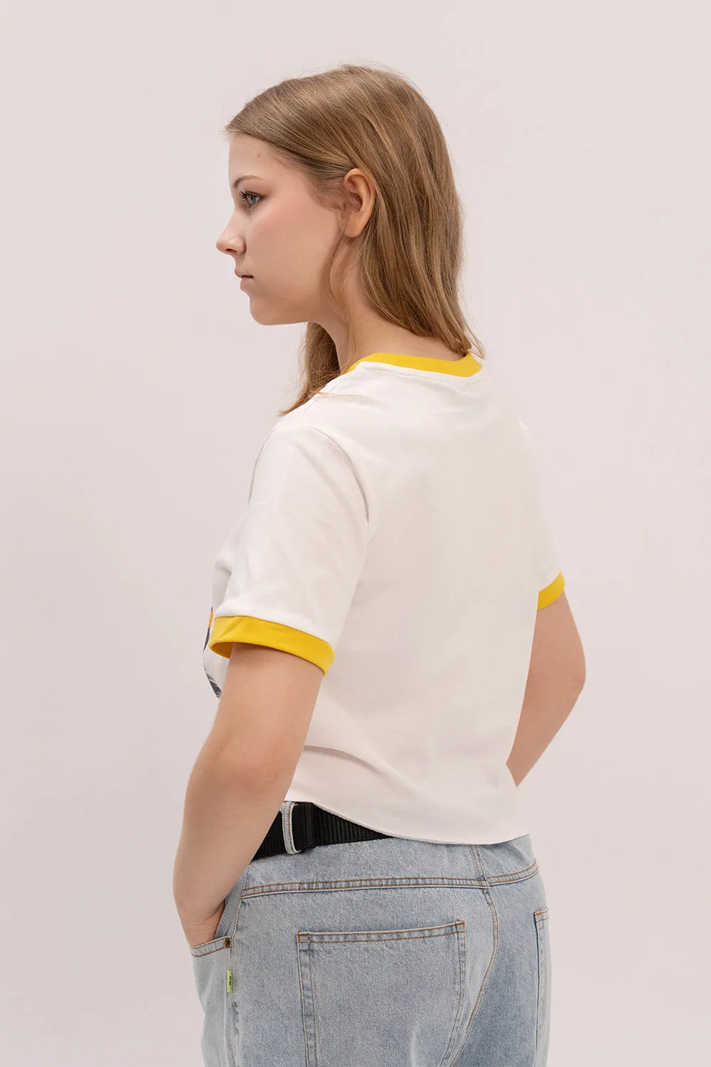 Knot Crop Graphic Tee (Sunset Serenade)