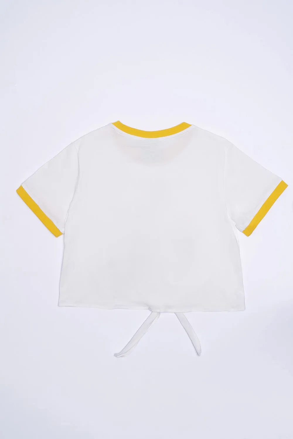 Knot Crop Graphic Tee (Sunset Serenade)