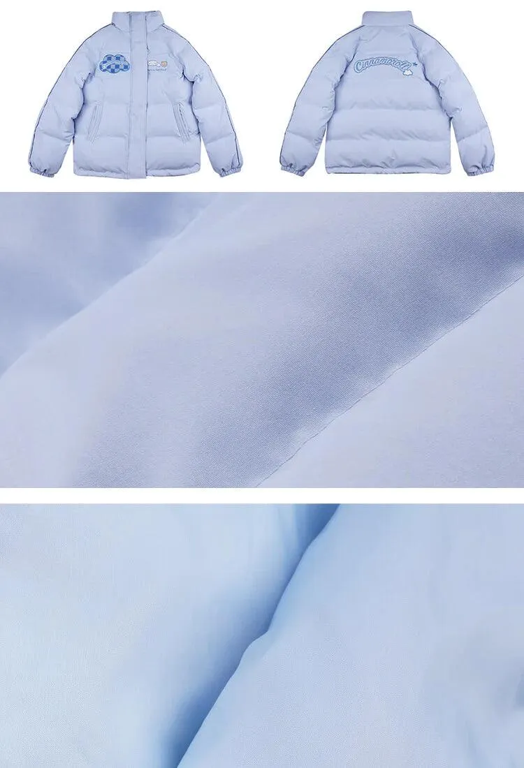 Kuromi and Cinnamoroll Puffer Jacket