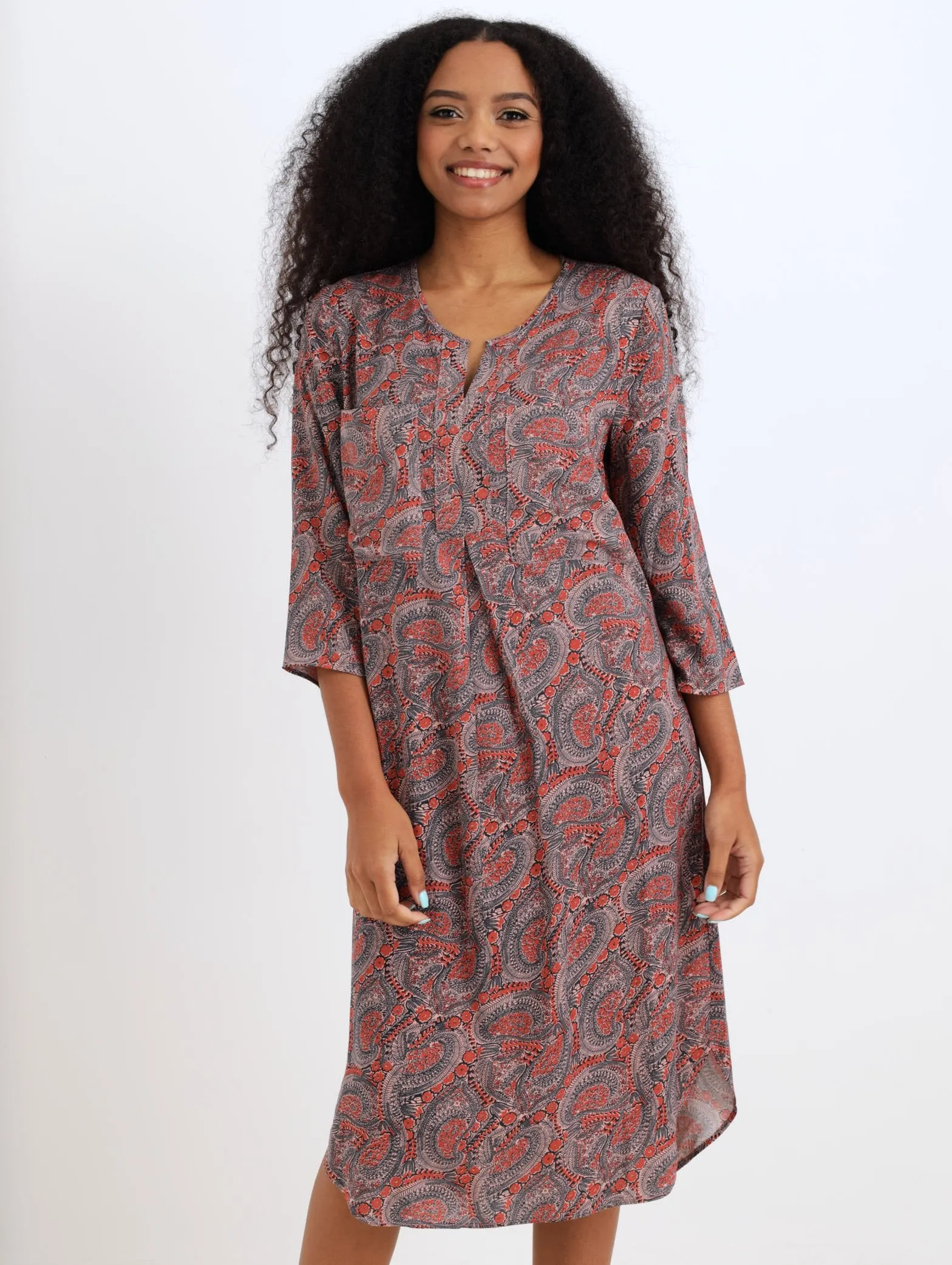 Ladies Hilo Pocket Shift Dress