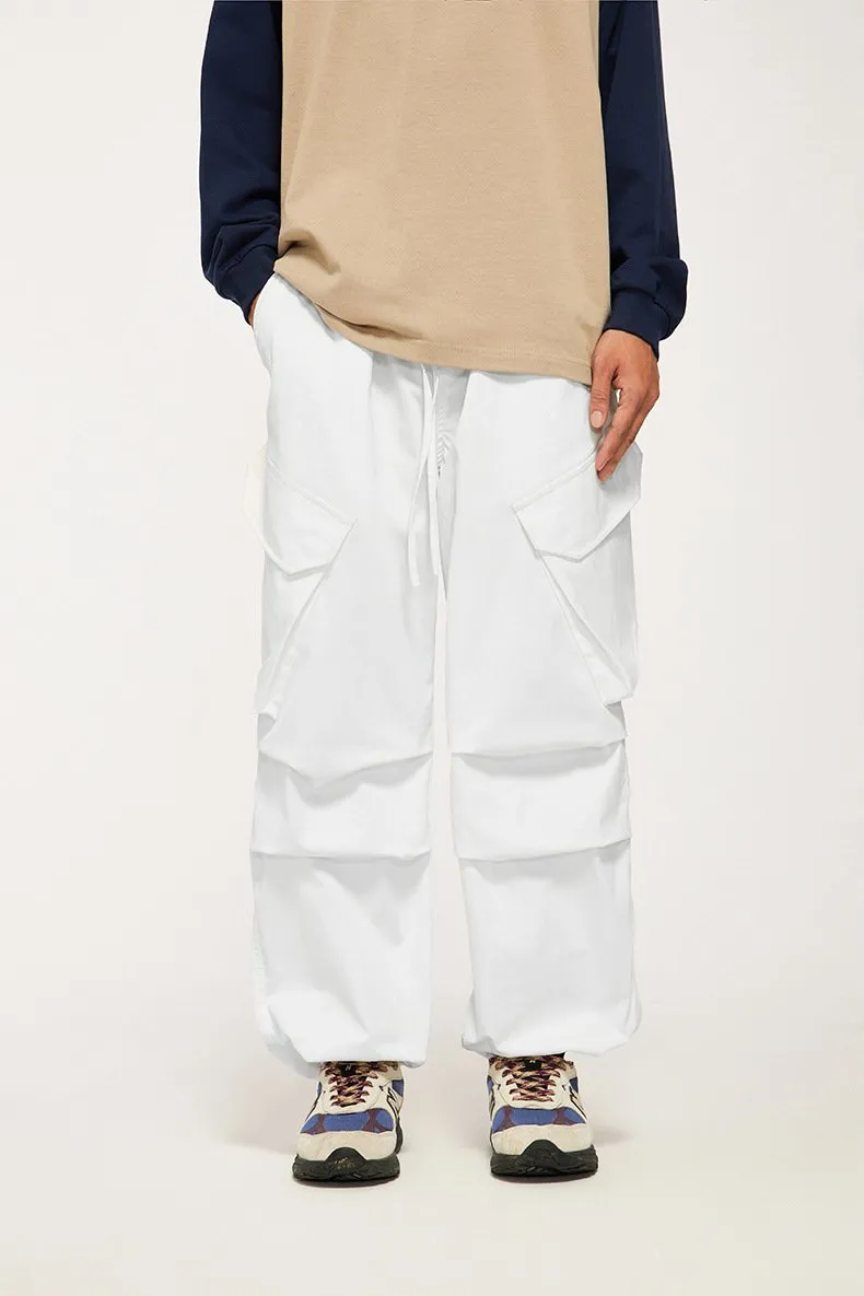 Large Pocket Workwear Functional Wide Leg Pants 2023 Autumn And Winter Fashion Brand Loose Casual Pants
