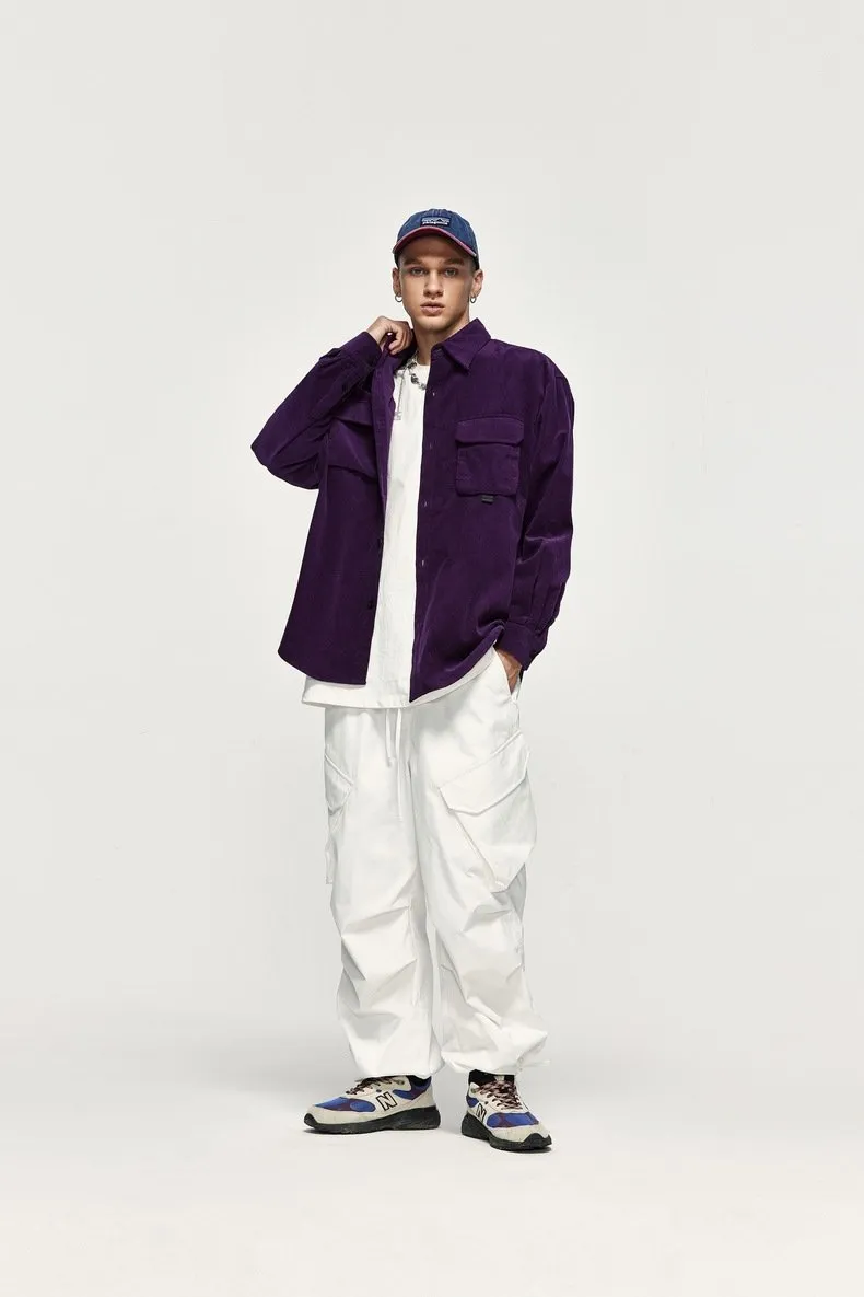 Large Pocket Workwear Functional Wide Leg Pants 2023 Autumn And Winter Fashion Brand Loose Casual Pants